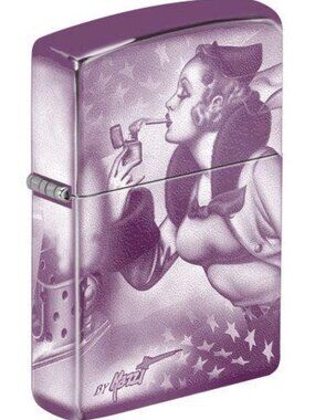 Zippo Lighter: Windy the Zippo Girl by Mazzi, Photo 360 - Abyss